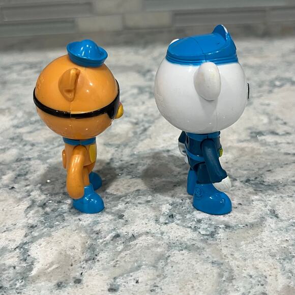 Octonauts Kwazii And Captain Barnacles Action Figures - Picture 2 of 5